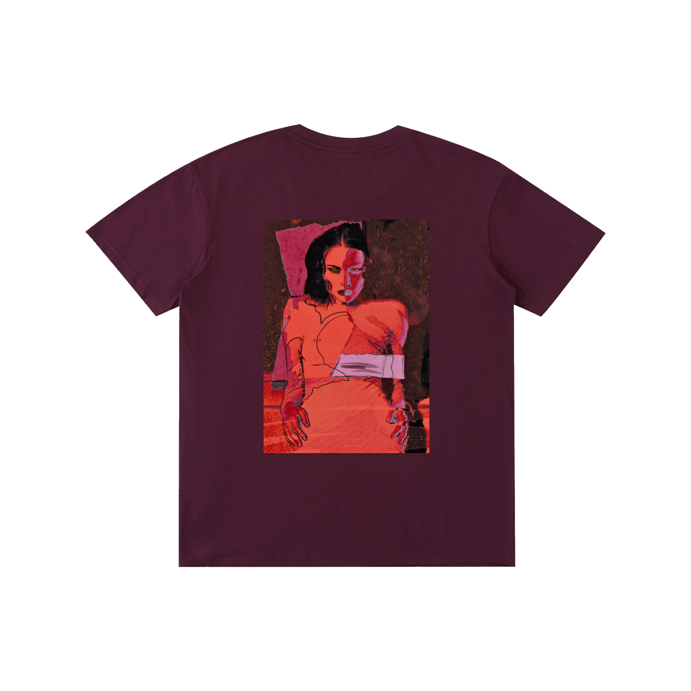 Melania Trump ,artwork ,wave logo Ale de Basseville