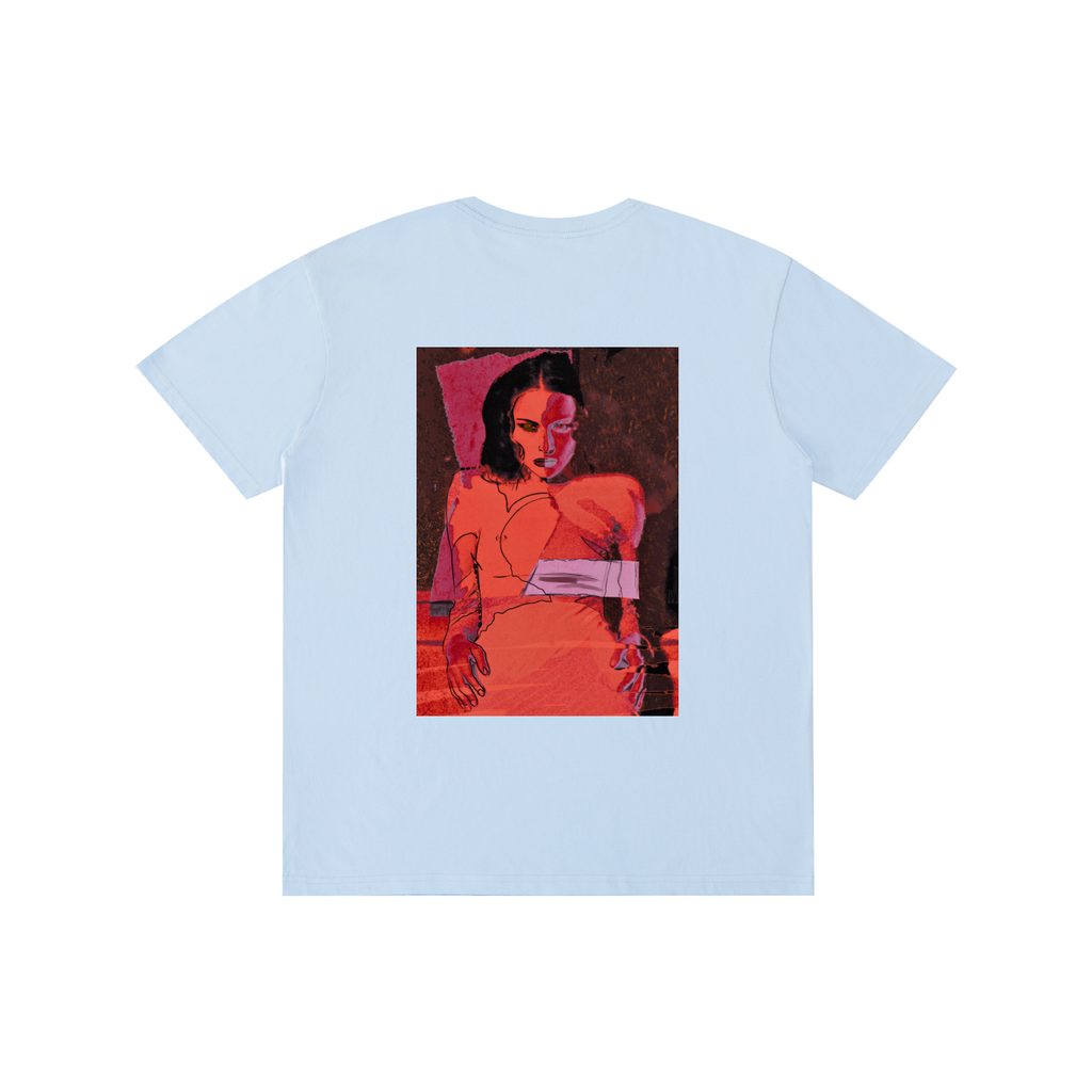 Melania Trump ,artwork ,wave logo Ale de Basseville