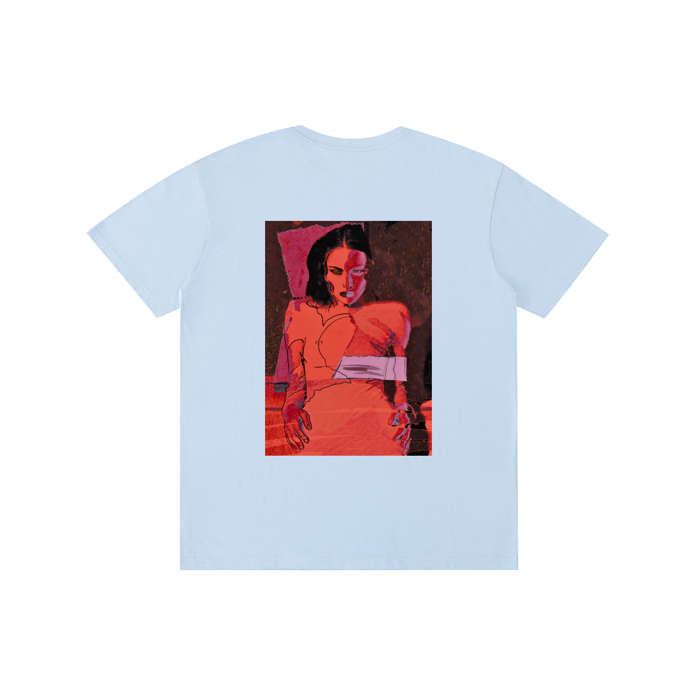 Melania Trump ,artwork ,wave logo Ale de Basseville