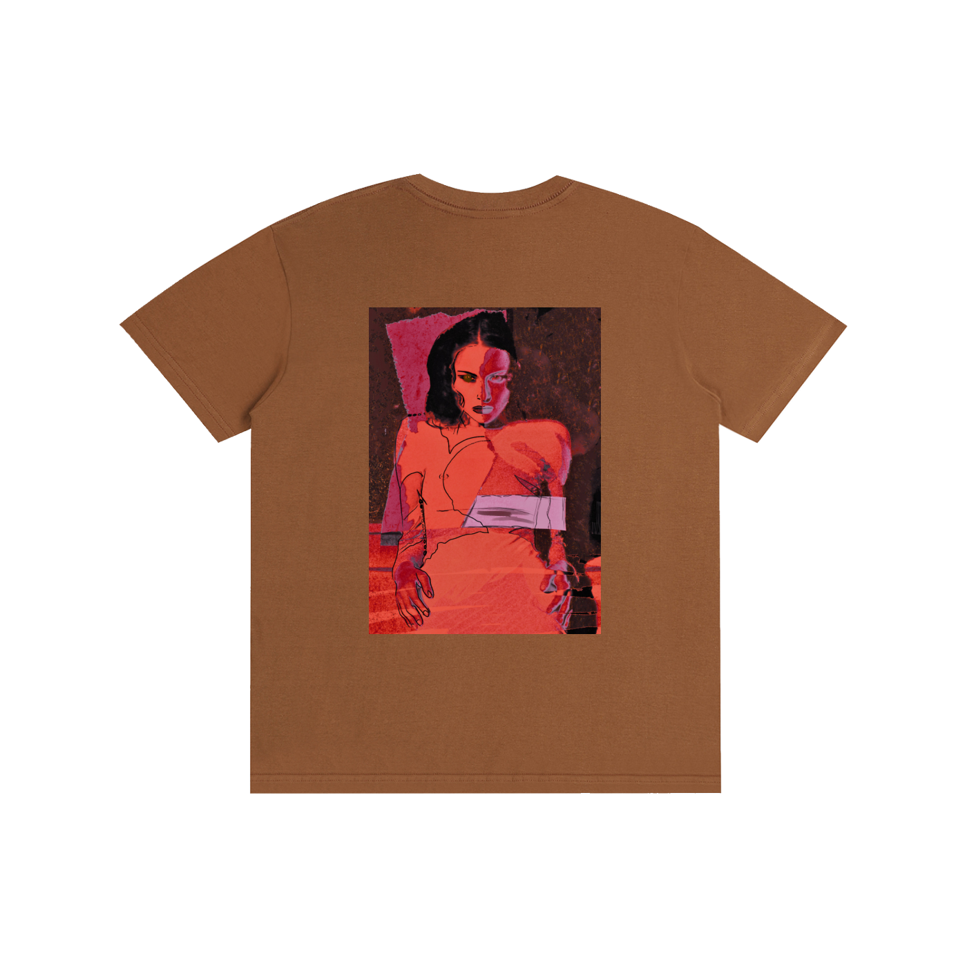 Melania Trump ,artwork ,wave logo Ale de Basseville