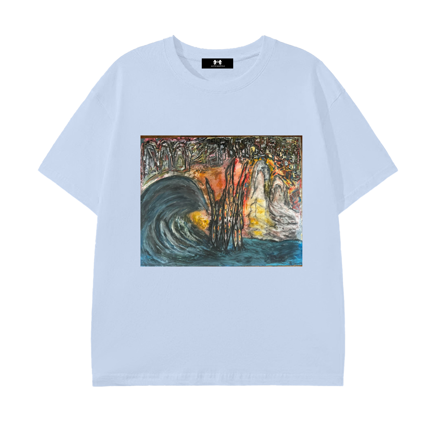 the wave ,painting ,artwork