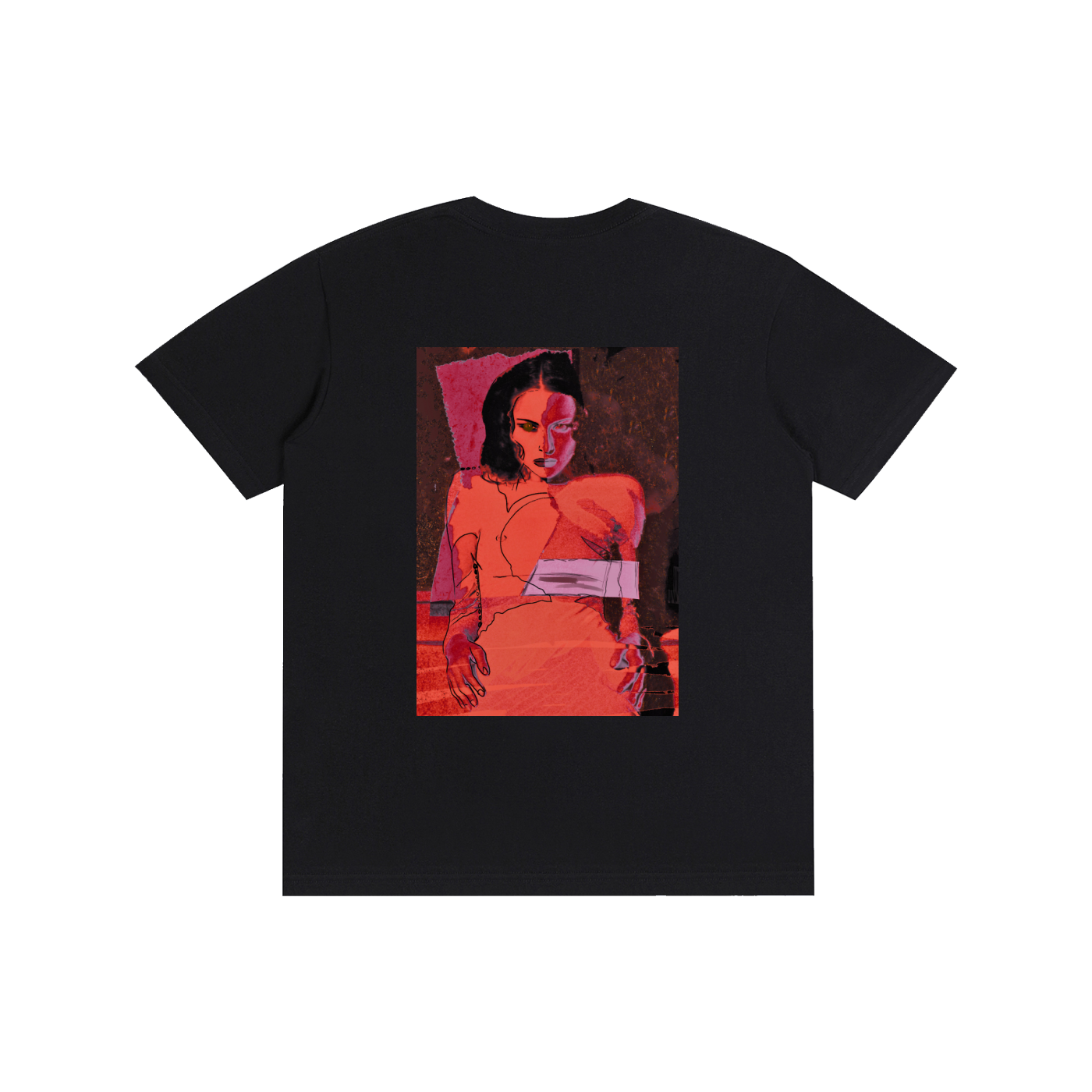 Melania Trump ,artwork ,wave logo Ale de Basseville