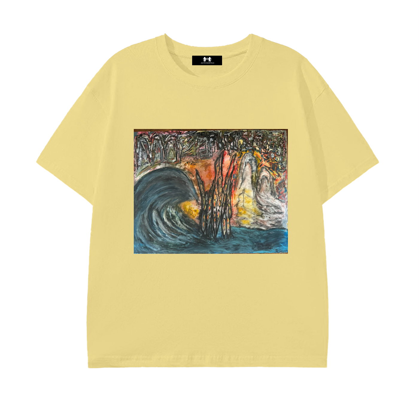 the wave ,painting ,artwork