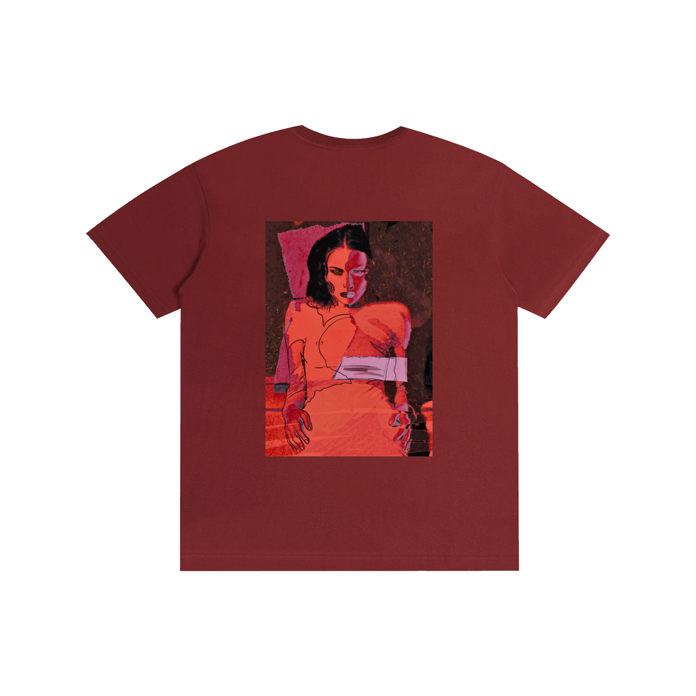 Melania Trump ,artwork ,wave logo Ale de Basseville