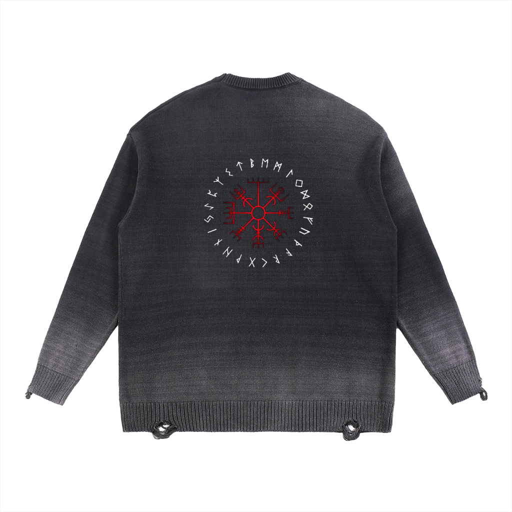 sweater ALE2B Runes ,Ale de Basseville ,artwork 