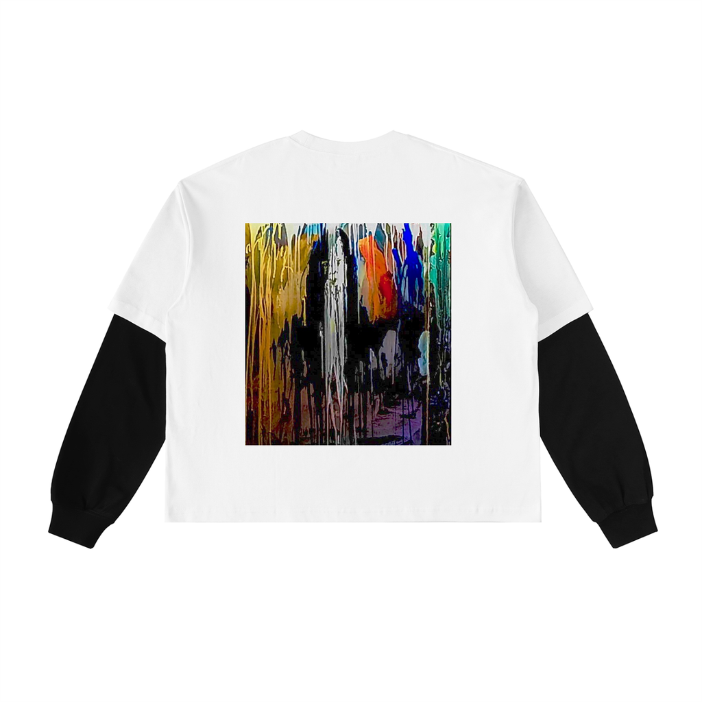 ALE2B Artwork ,Sleeve Cotton T-Shirt ,streetart ,the factory ,basquiat,Andy warhol,Ale de Basseville 