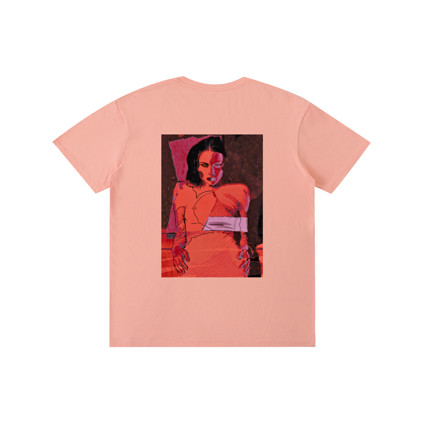 Melania Trump ,artwork ,wave logo Ale de Basseville