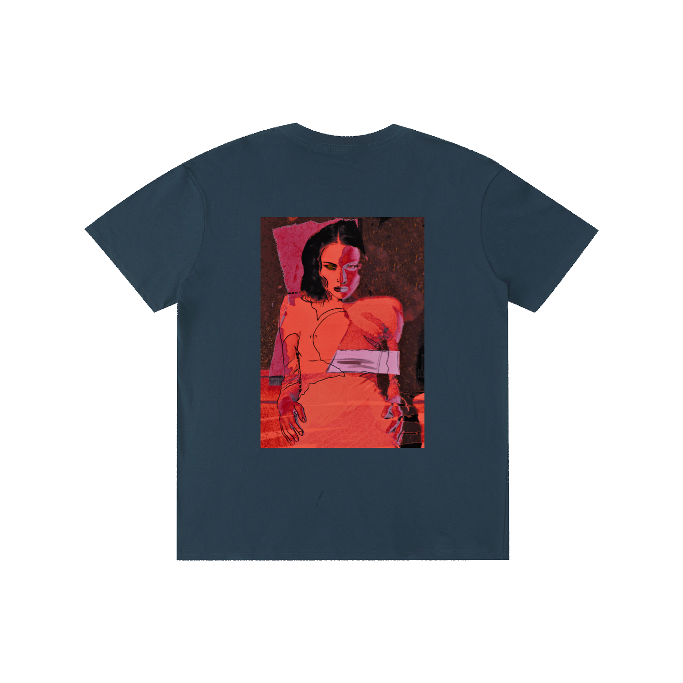 Melania Trump ,artwork ,wave logo Ale de Basseville